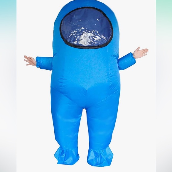 Impostor Inflatable Costume Adult Halloween Spacesuit Costume Astronaut Figures - Picture 1 of 9